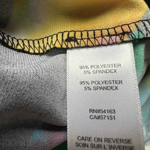 Calvin Klein multi-print knee-length dress. Size 10. - Picture 4 of 7